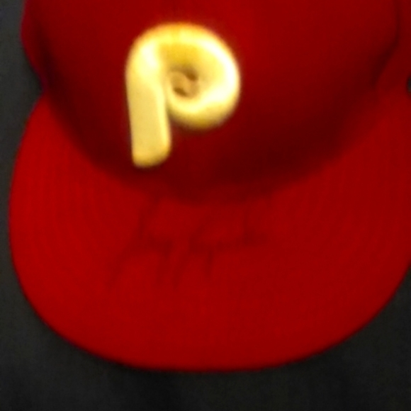 Greg Luzinski walks into Western Sizzlin on a Thursday night  a greg luzinski phillies hat